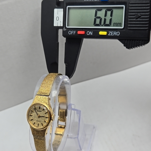 Womens Vintage Pulsar Gold Tone Quartz Watch V432-0020 New Battery - Picture 5 of 11